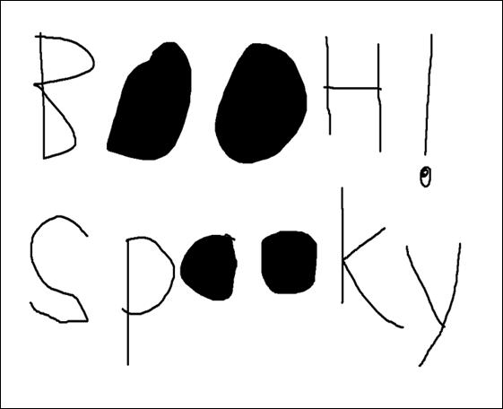 tittelblad booh spooky